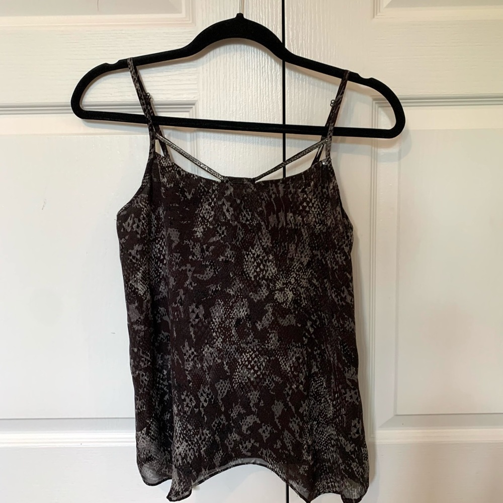 Guess snakeskin pattern tank top size S